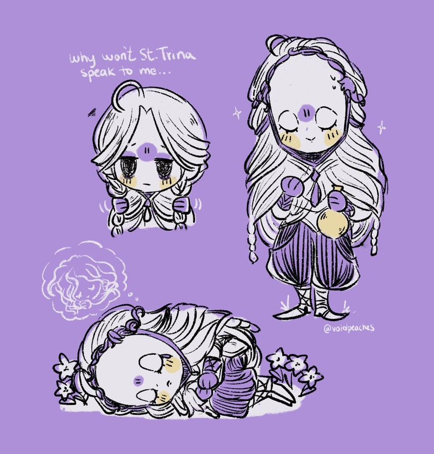 st. trina and thiollier (elden ring and 1 more) drawn by voidpeaches