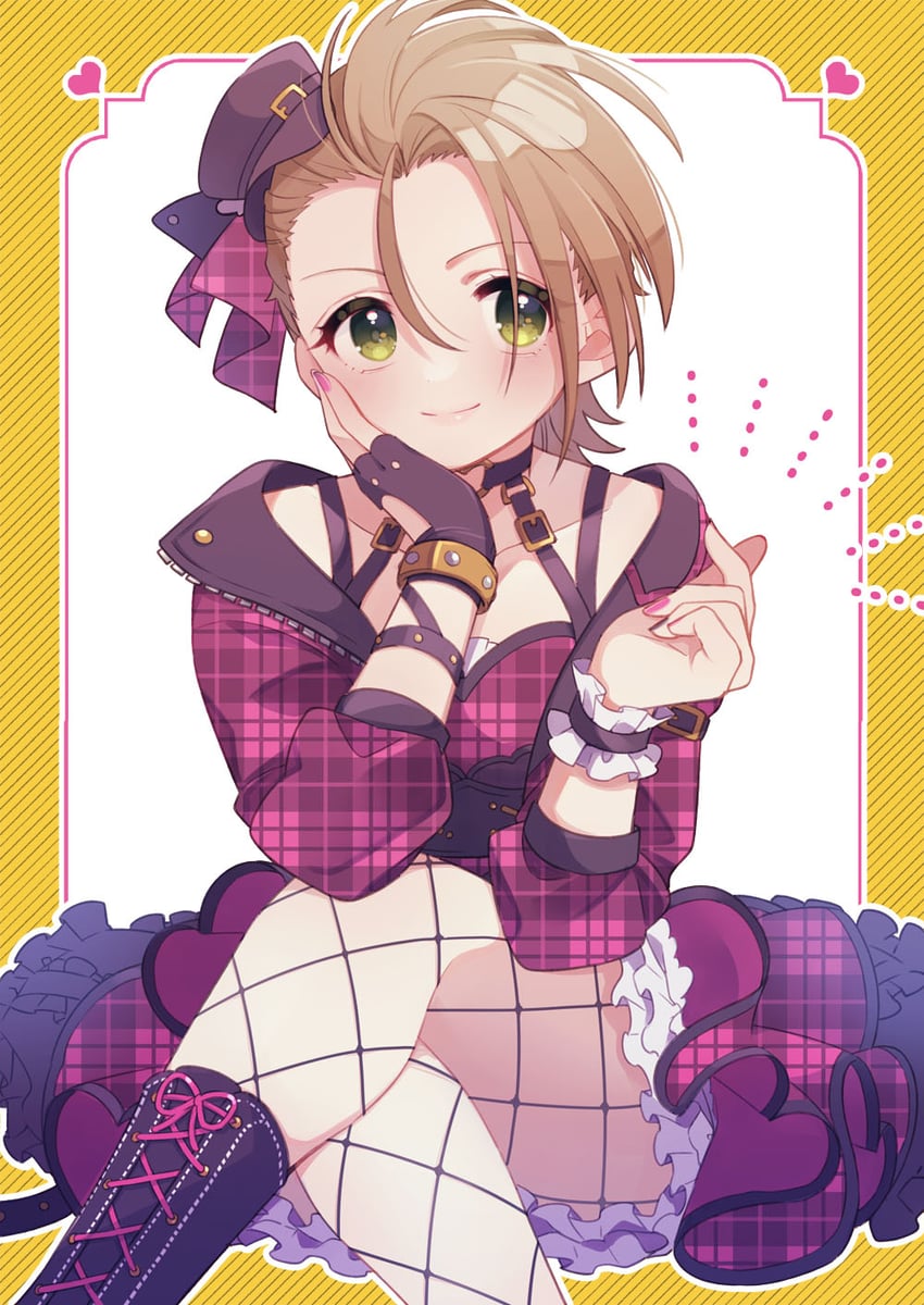 kimura natsuki (idolmaster and 1 more) drawn by umehara_ume