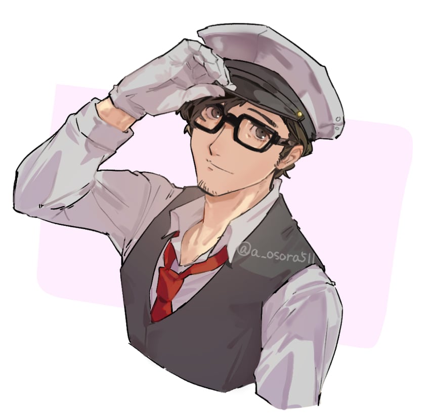 maruki takuto (persona and 2 more) drawn by a_osora511