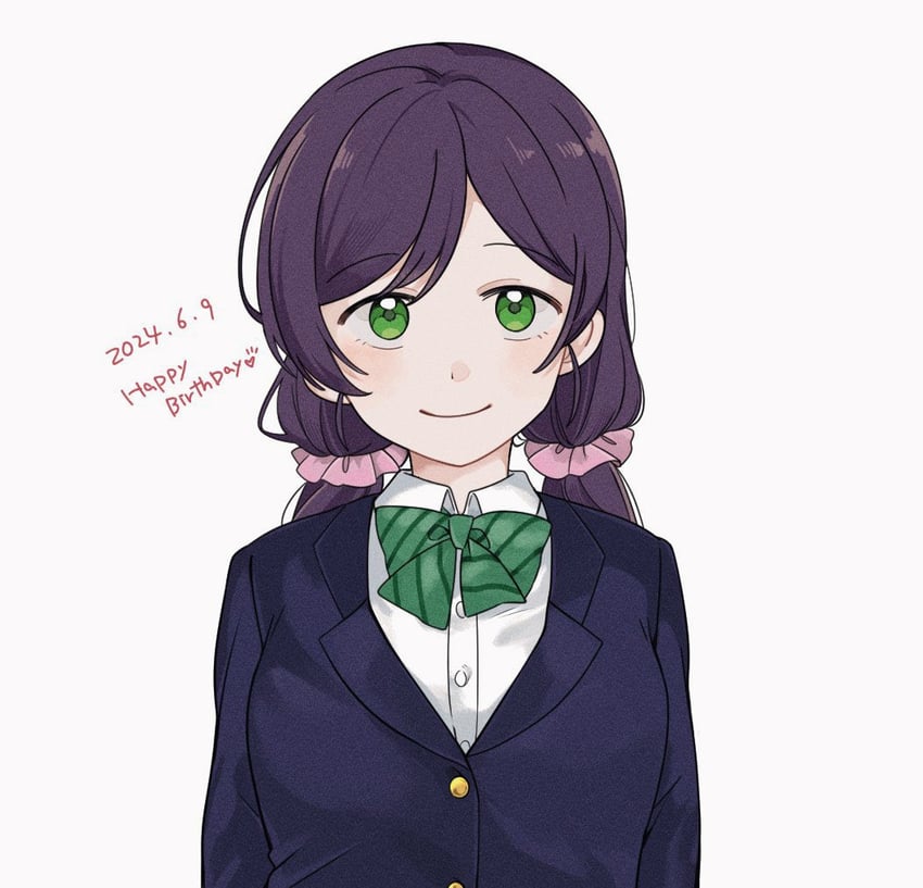 tojo nozomi (love live! and 1 more) drawn by shirokuma_(reirako-reirako)