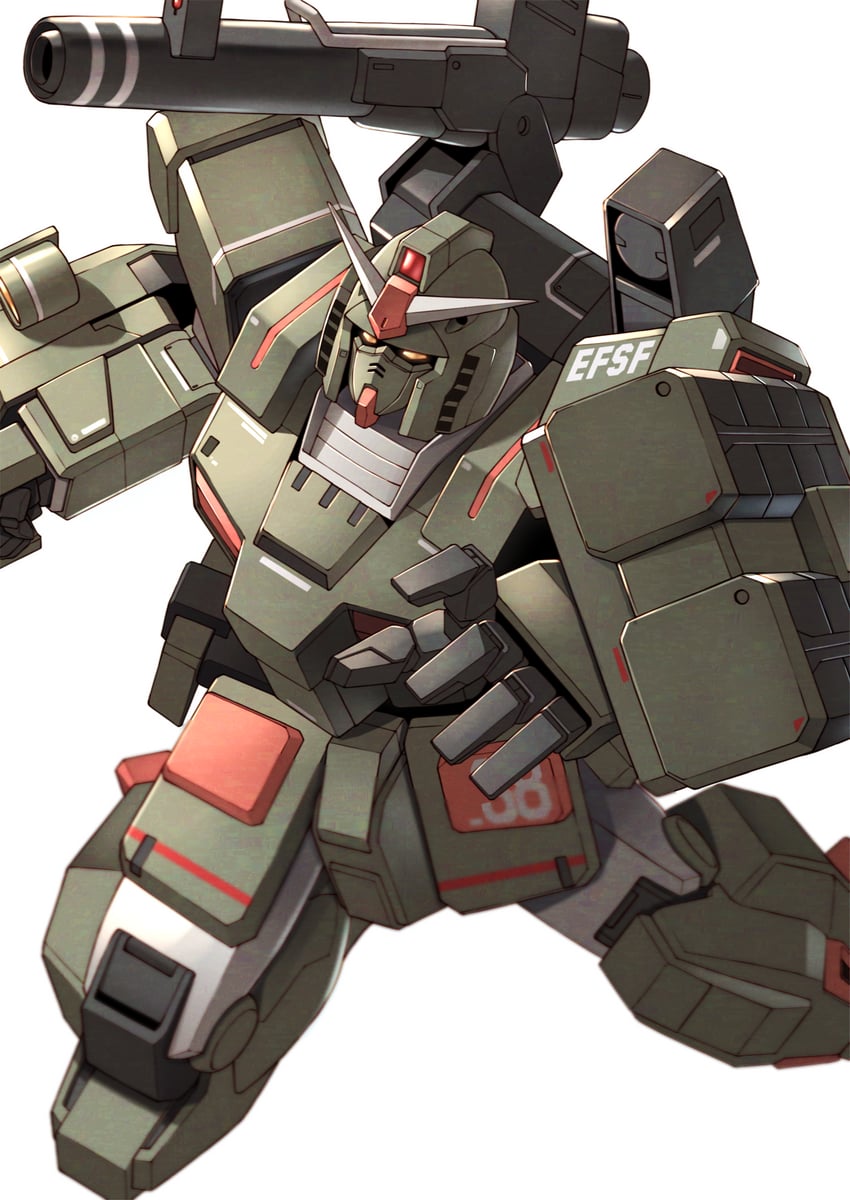 heavy full armor gundam (gundam and 1 more) drawn by takahashi_masaki