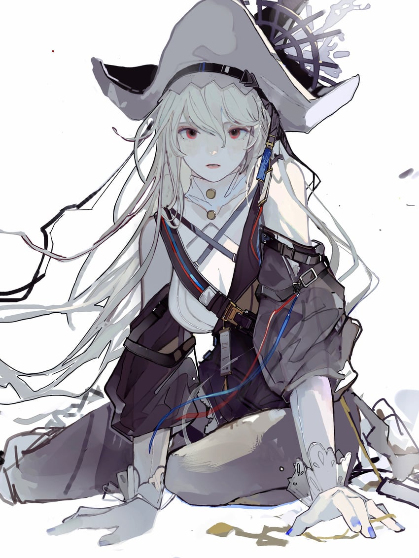 specter and specter the unchained (arknights) drawn by jixing_gao_zhao