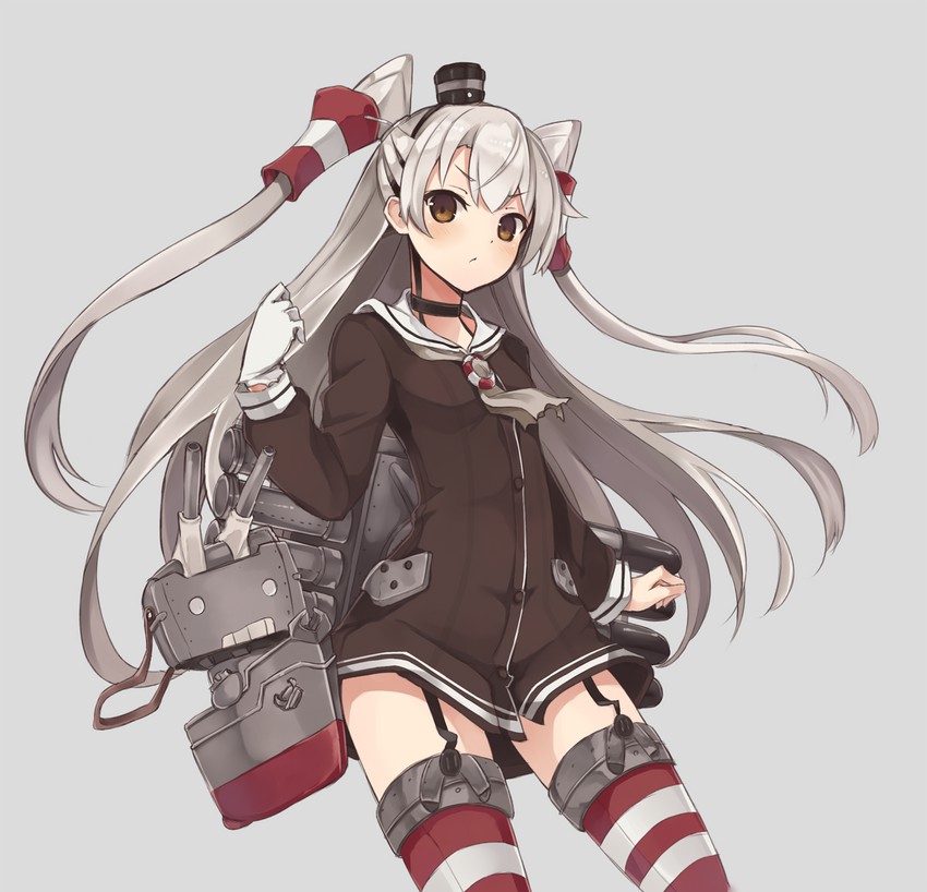 amatsukaze and rensouhou-kun (kantai collection) drawn by cradle_(2849)