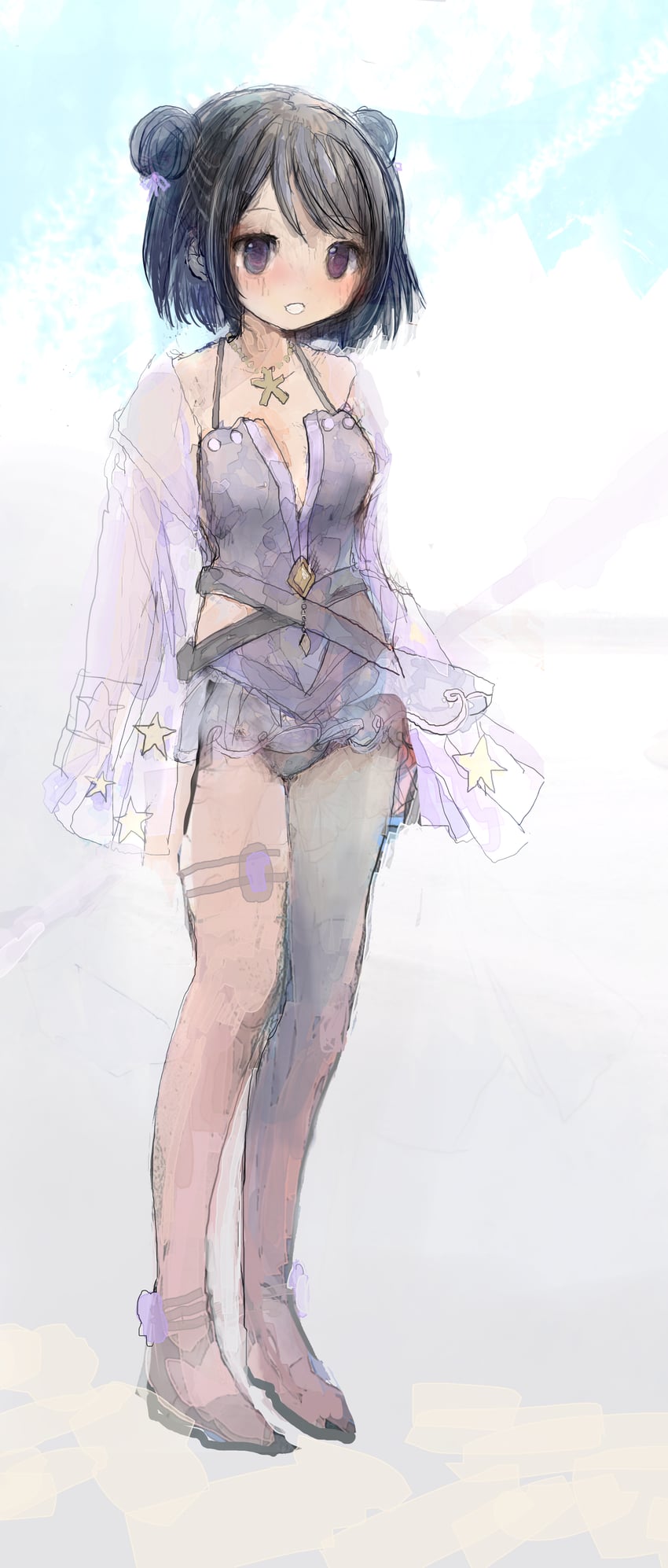 kuroe (mahou shoujo madoka magica and 1 more) drawn by 86thunder