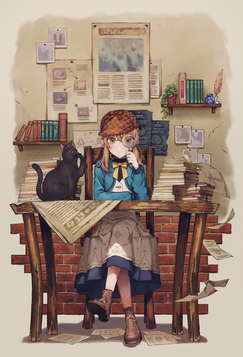 monica everett and nero (silent witch) drawn by fujimi_nanna