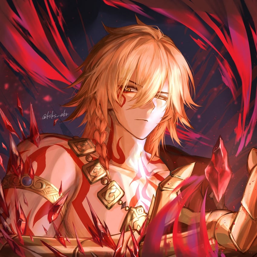 mydei (honkai and 1 more) drawn by ksks_abr