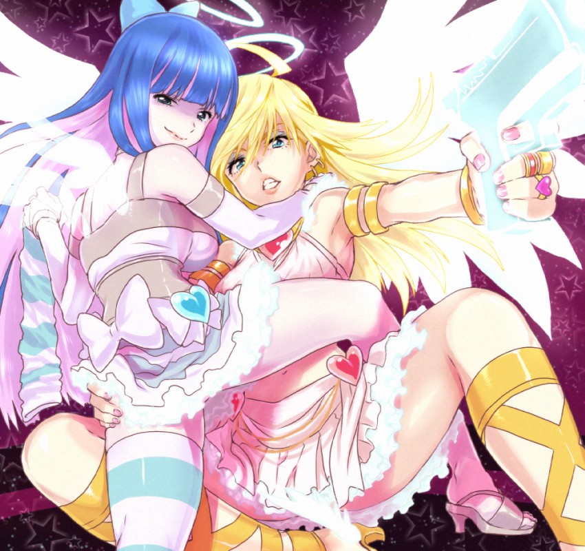 stocking and panty (panty & stocking with garterbelt) drawn by gongen104103