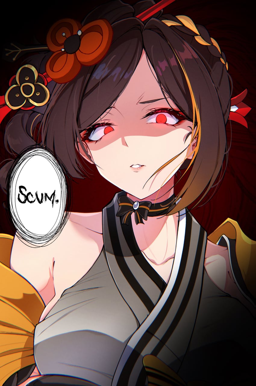 chiori (genshin impact) drawn by midori_(midori13579)
