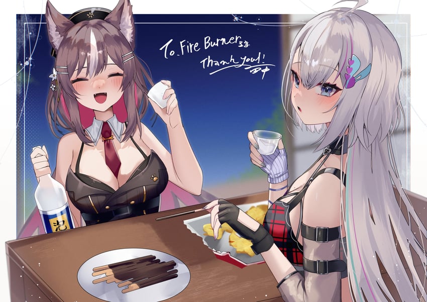 chisaka airi and ember amane (phase connect) drawn by tanaka_(tps9g)