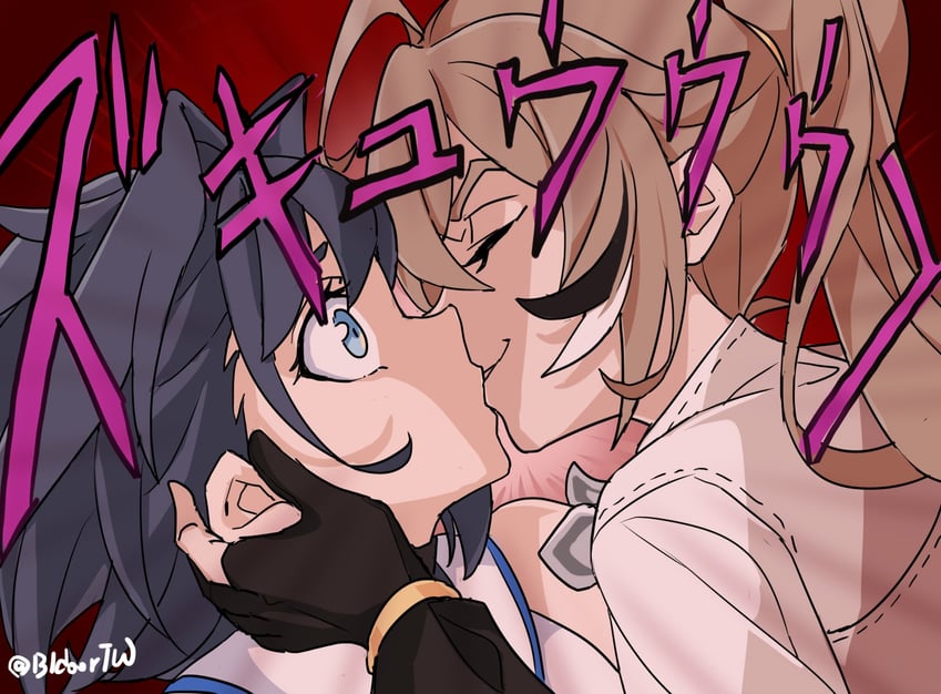 ouro kronii and nanashi mumei (hololive and 3 more) drawn by bidortw