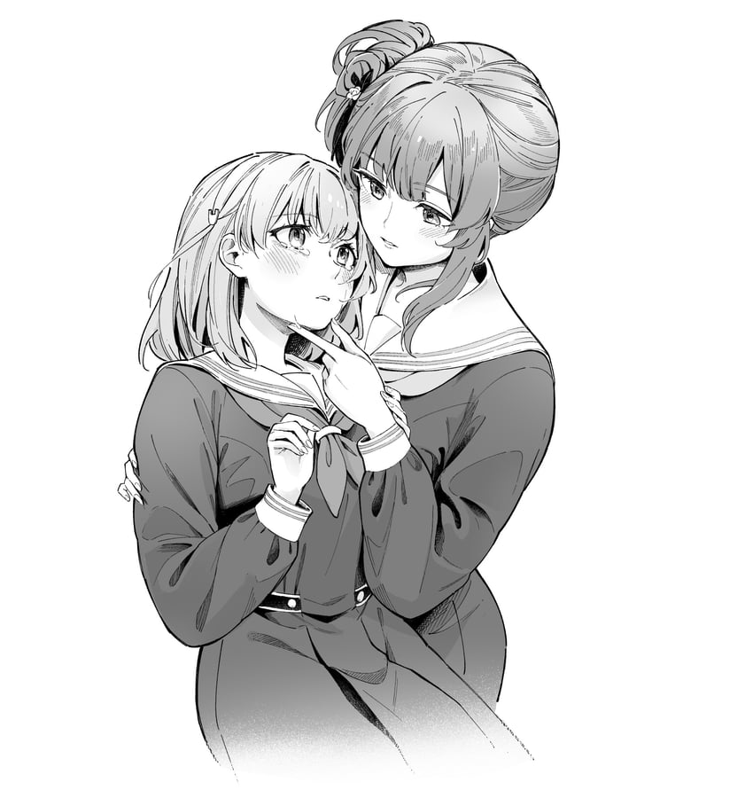 hinoshita kaho and otomune kozue (love live! and 1 more) drawn by hinoshita_akame