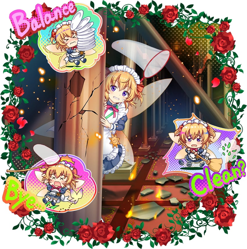 sunny milk (touhou and 2 more) drawn by rotte_(1109)