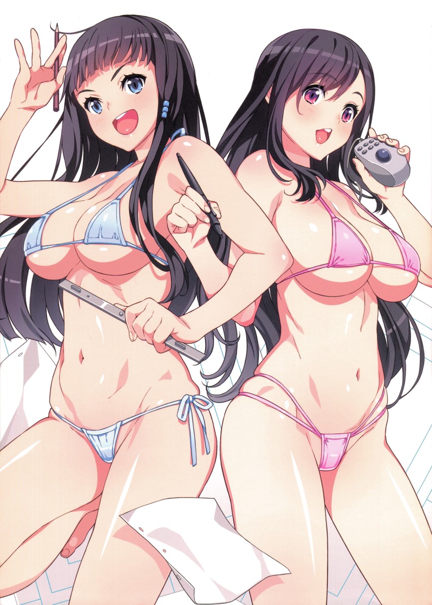 himeno kisara and ayabe haruru (eroge! and 1 more) drawn by hamashima_shigeo