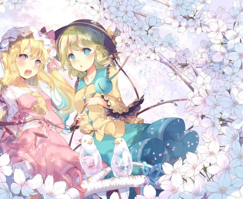 flandre scarlet and komeiji koishi (touhou) drawn by mashiromi_noah