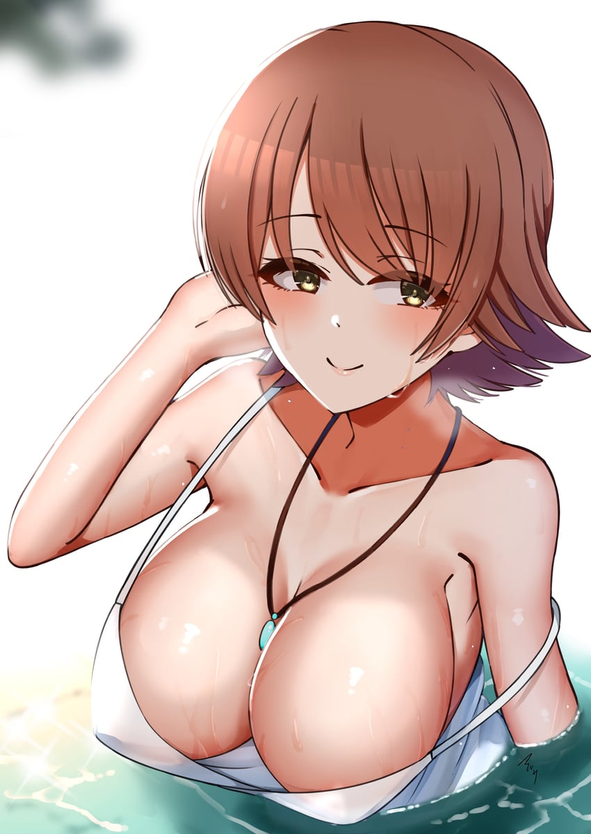 honda mio (idolmaster and 1 more) drawn by mabanna