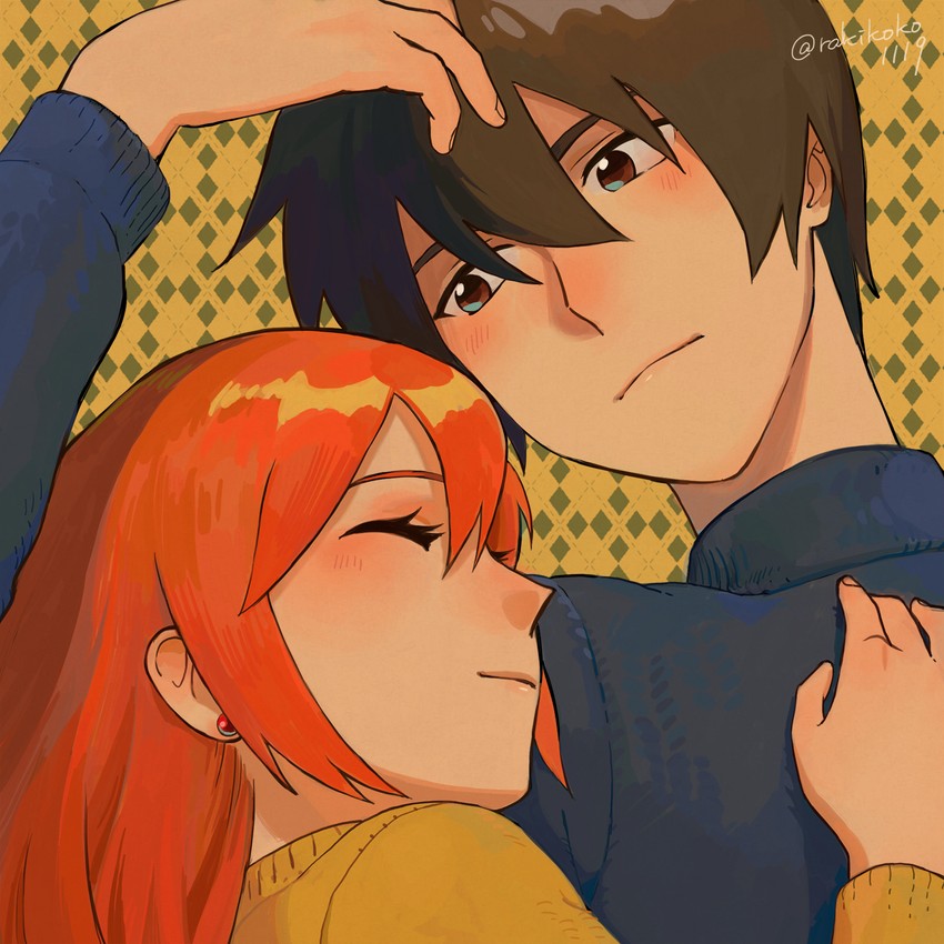 luna and kaoru (mujin wakusei survive) drawn by rakikoko