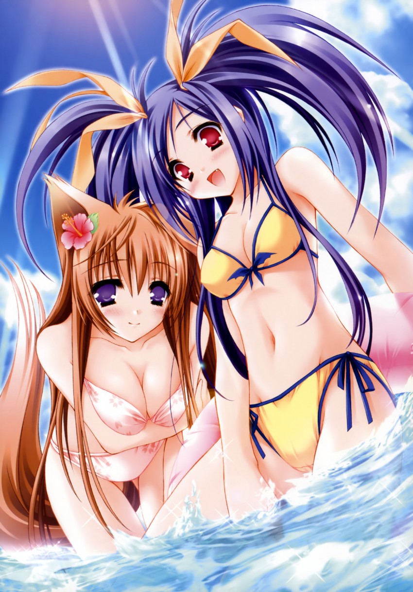 mito mashiro and kawai ameri (tayutama) drawn by moekibara_fumitake