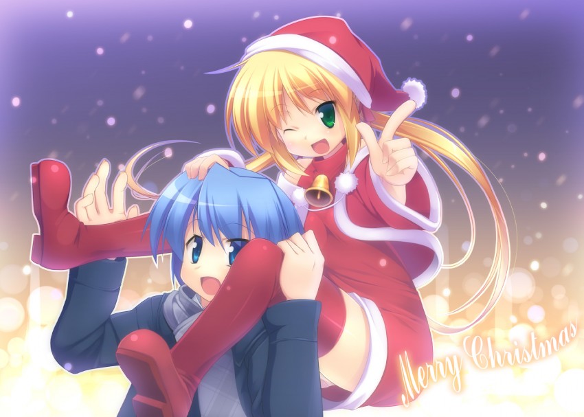 sanzen'in nagi and ayasaki hayate (hayate no gotoku!) drawn by hoppege