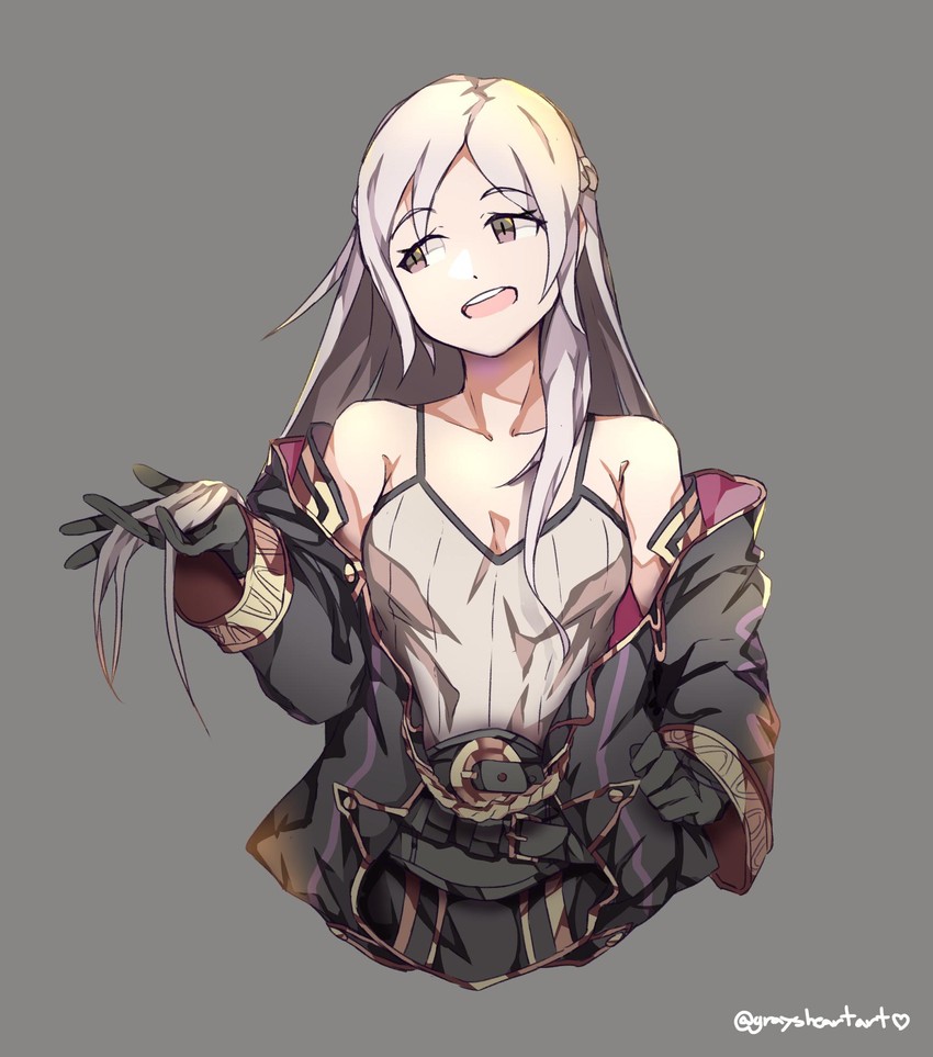 female robin (fire emblem and 1 more) drawn by graysheartart
