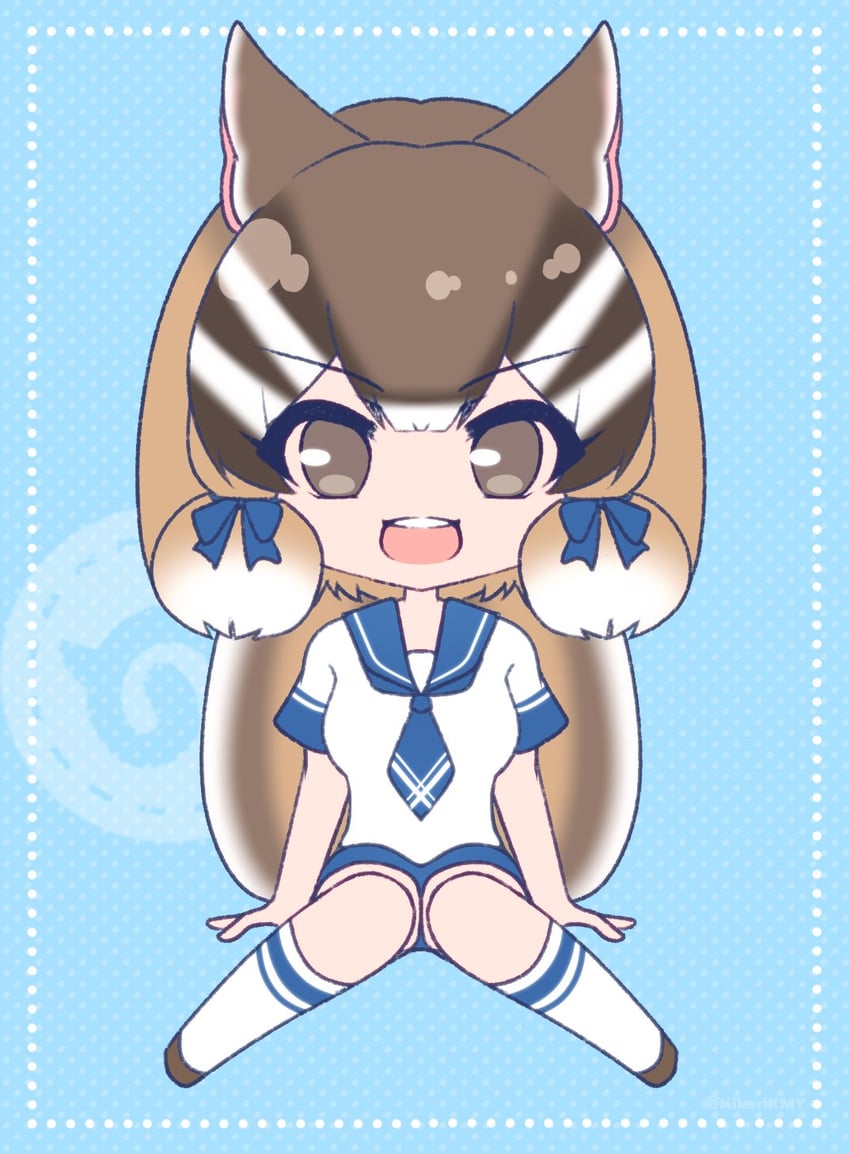 siberian chipmunk (kemono friends and 1 more) drawn by hikarikmy