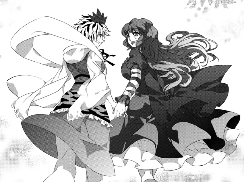 hijiri byakuren and toramaru shou (touhou) drawn by akiyama_(yamagoya)