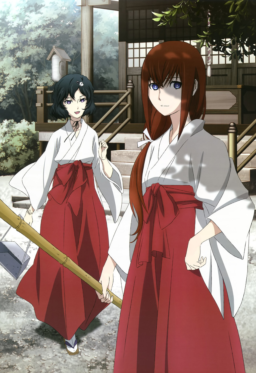 makise kurisu and urushibara luka (steins;gate and 1 more) drawn by sakai_kyuuta