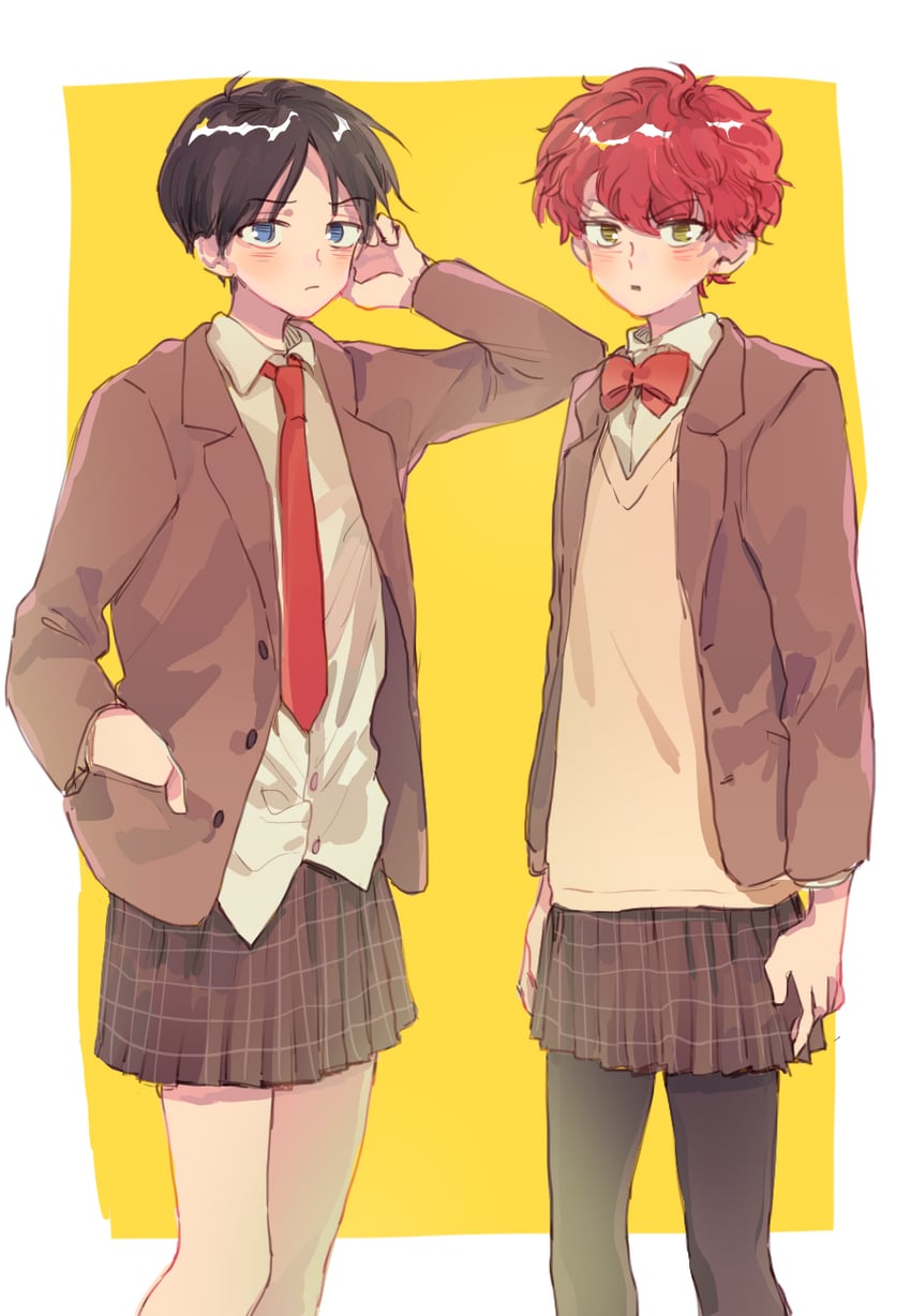 stan marsh and kyle broflovski (south park) drawn by syu_(no1zerg)