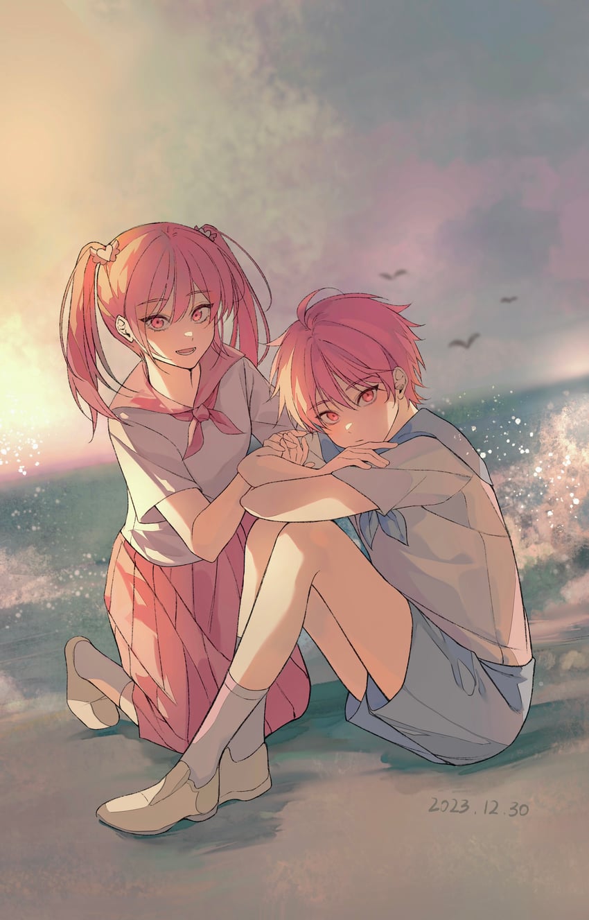 li tianchen and li tianxi (shiguang dailiren) drawn by 54anya