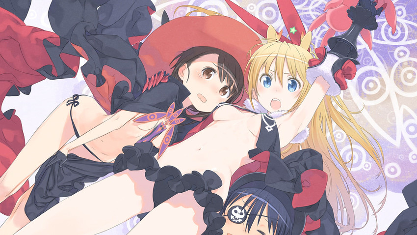 venera-sama, kirisaki chitoge, onodera kosaki, tsugumi seishirou, plamja-sama, and 2 more (nisekoi and 1 more) drawn by kuroboshi_kouhaku