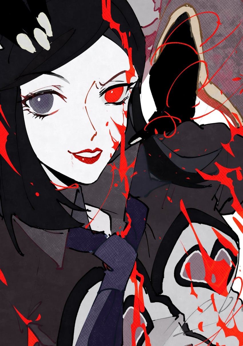 amano maya (persona and 2 more) drawn by shenhaihua