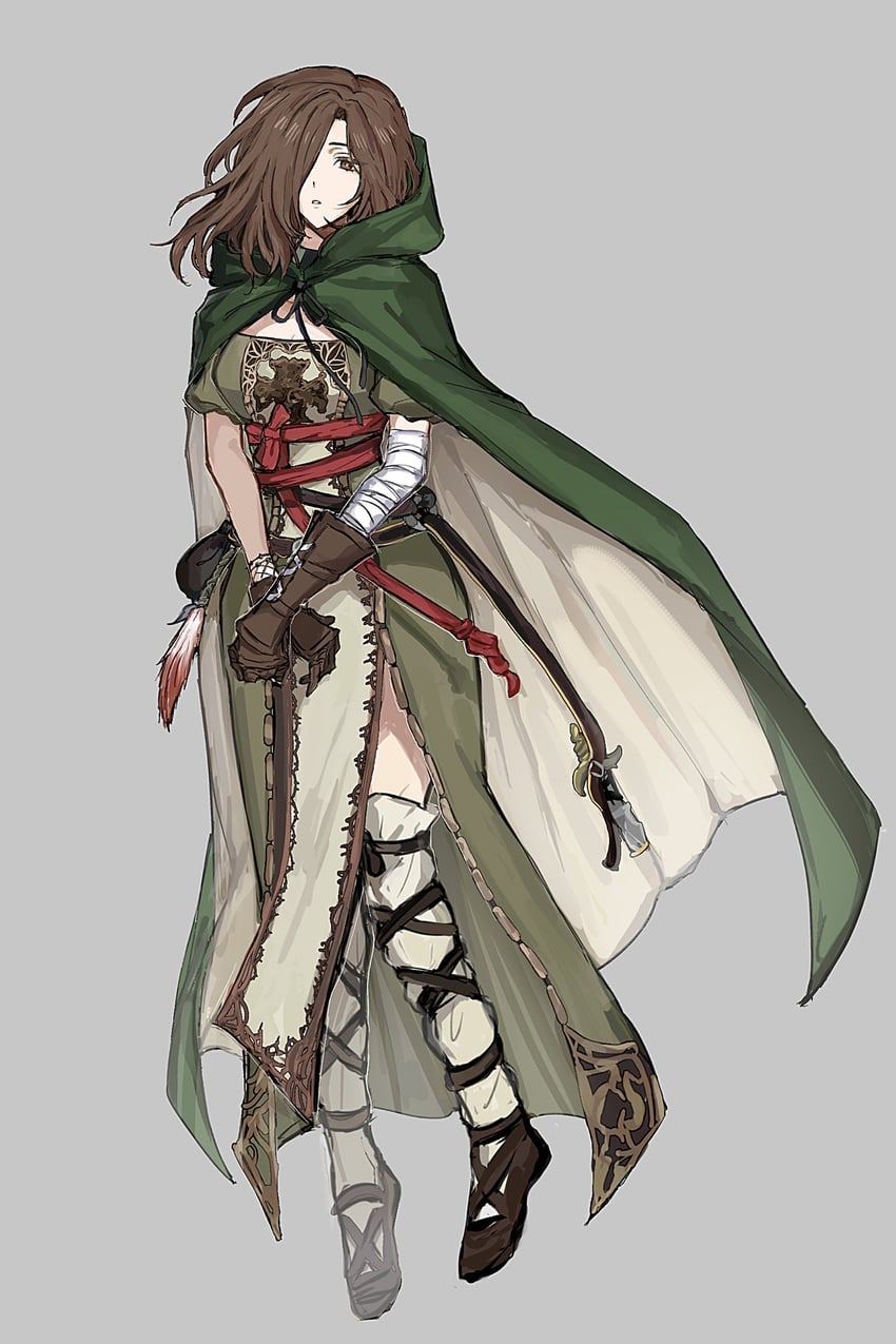 emerald herald (dark souls and 1 more) drawn by frmtanoshingo