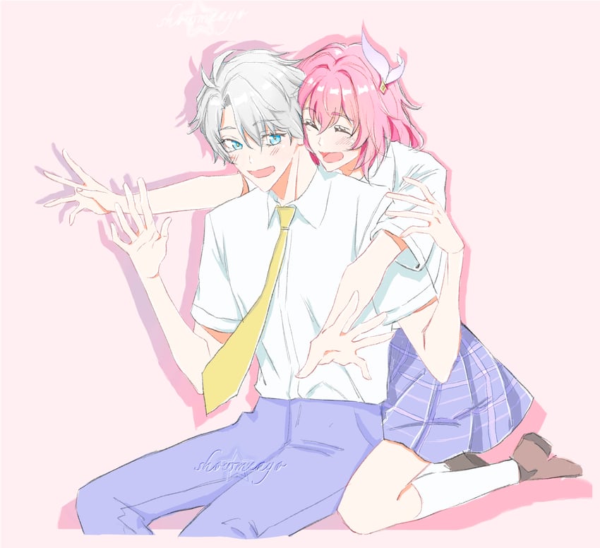 phainon and cyrene (honkai and 1 more) drawn by showmiayo382