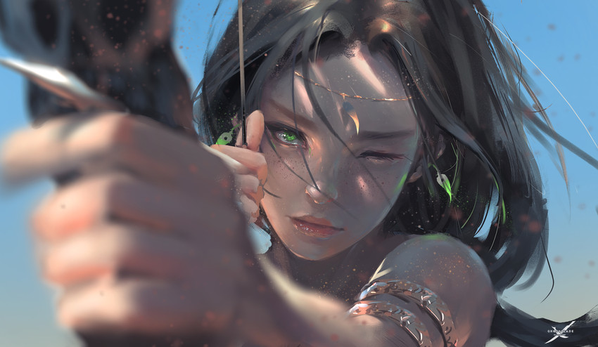 princess aeolian (ghostblade) drawn by wlop