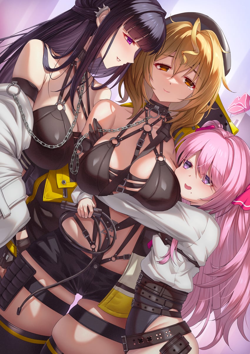 anis, mihara, and yuni (goddess of victory: nikke) drawn by brick_(atelier_brick)