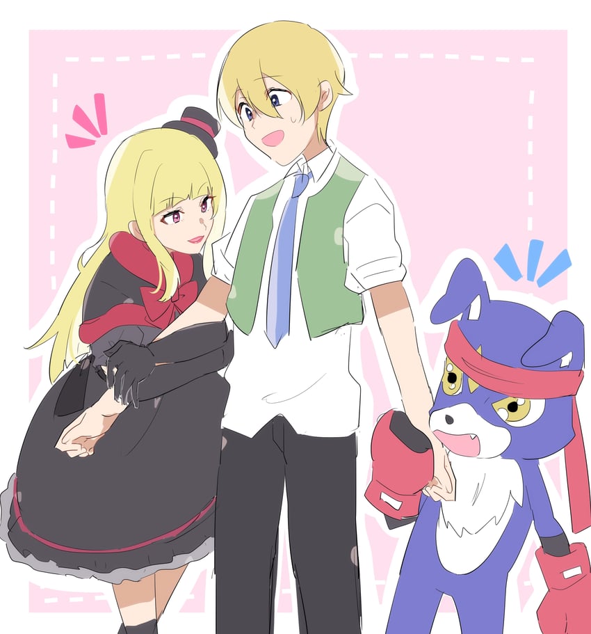 gaomon, touma h. norstein, and nanami (digimon and 1 more) drawn by gotm_tknr