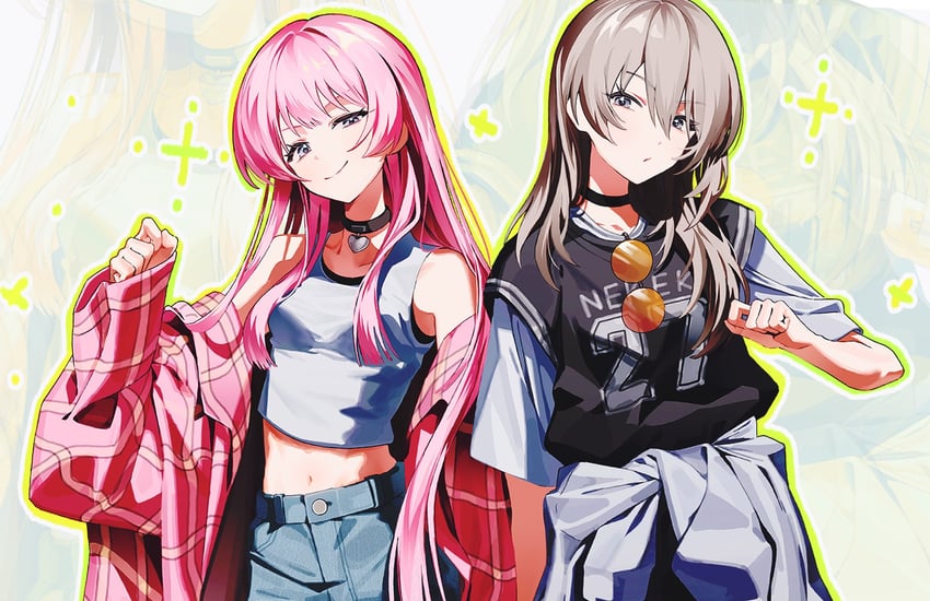 chihaya anon and kawaragi momoka (bang dream! and 2 more) drawn by dangdidangdi