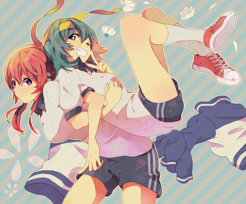 kirino ranmaru and kariya masaki (inazuma eleven and 1 more) drawn by hell_fuuna