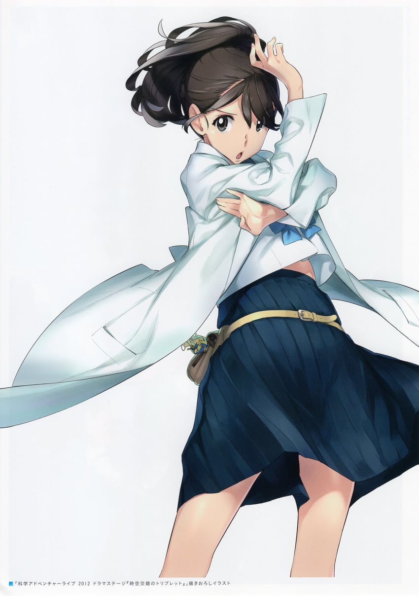 okabe rintarou and senomiya akiho (steins;gate and 1 more) drawn by fukuda_tomonori
