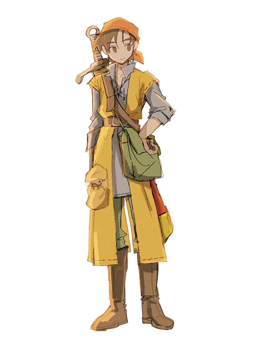 hero (dragon quest and 1 more) drawn by magainu