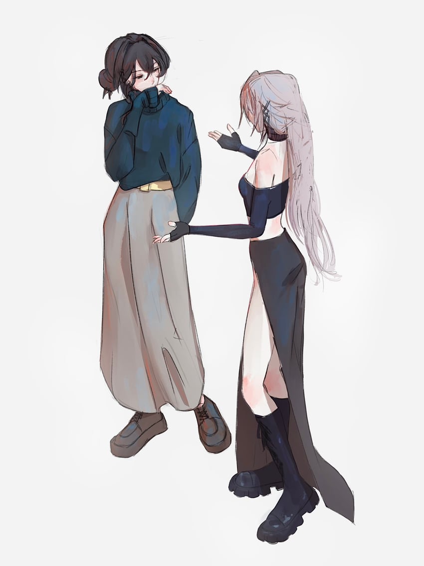 herta, the herta, and ruan mei (honkai and 1 more) drawn by ruo_(ruooqq)