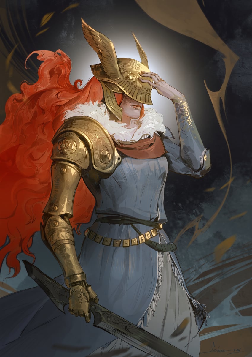 malenia blade of miquella (elden ring) drawn by selann_dw