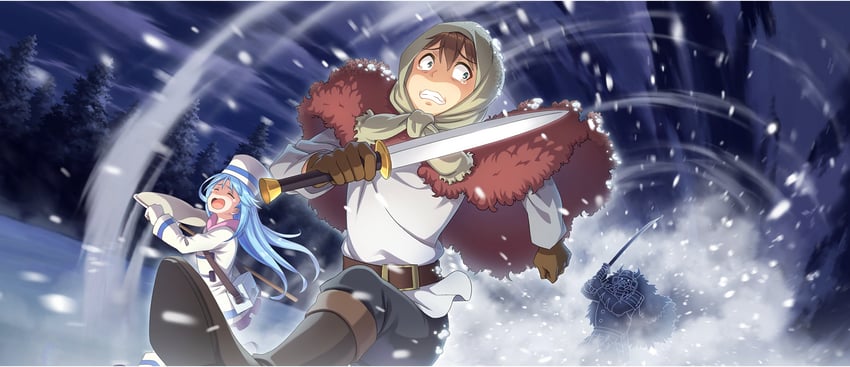 aqua, satou kazuma, and winter shogun (kono subarashii sekai ni shukufuku wo! and 1 more)