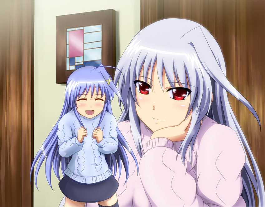 reinforce zwei and reinforce (lyrical nanoha and 3 more) drawn by inoshira