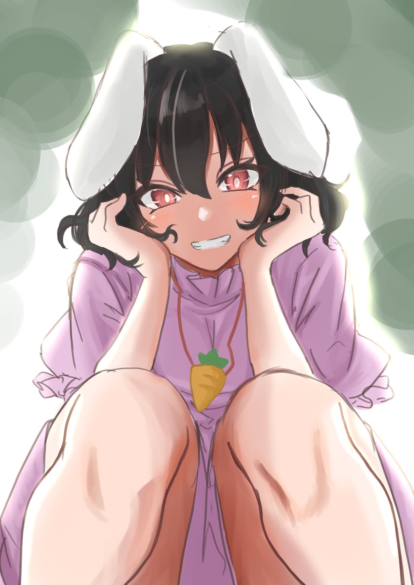 inaba tewi (touhou) drawn by kuraki