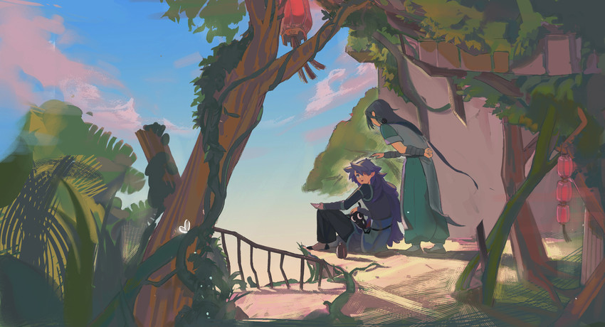 luo xiaohei, wuxian, and fengxi (luo xiaohei zhanji) drawn by tuxizhizhe