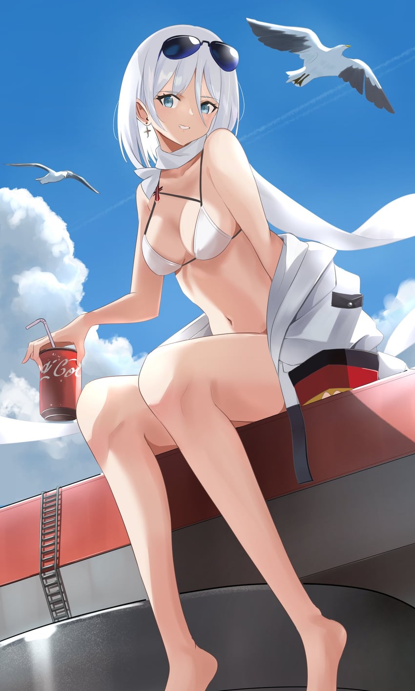 tirpitz (azur lane and 1 more) drawn by manjirou_(manji_illust)