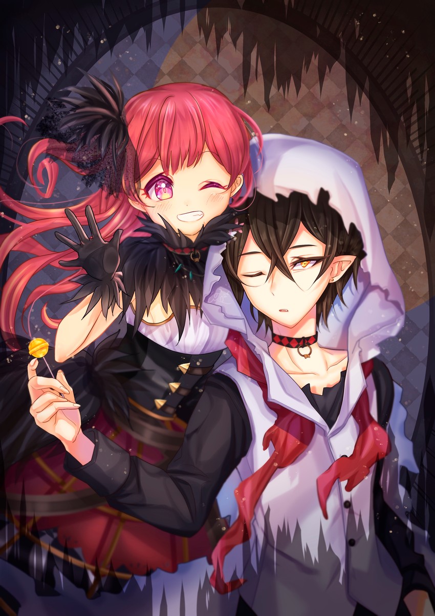 killian phegor and serizawa shion (pop-up story) drawn by iwaibeni83