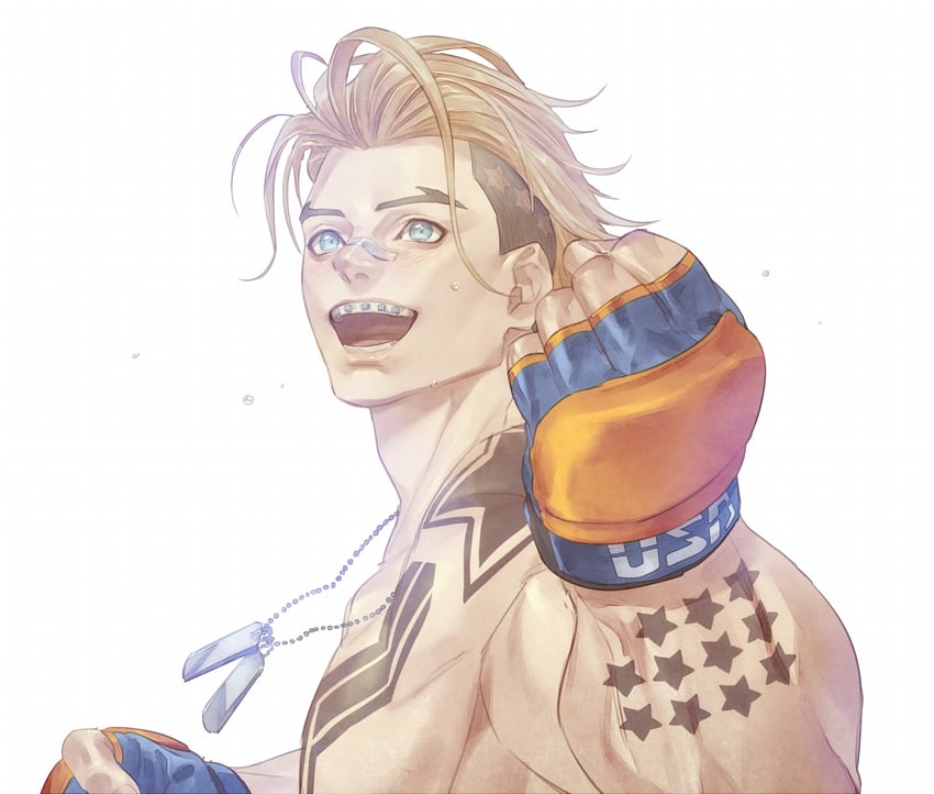 luke sullivan (street fighter and 1 more) drawn by talgi