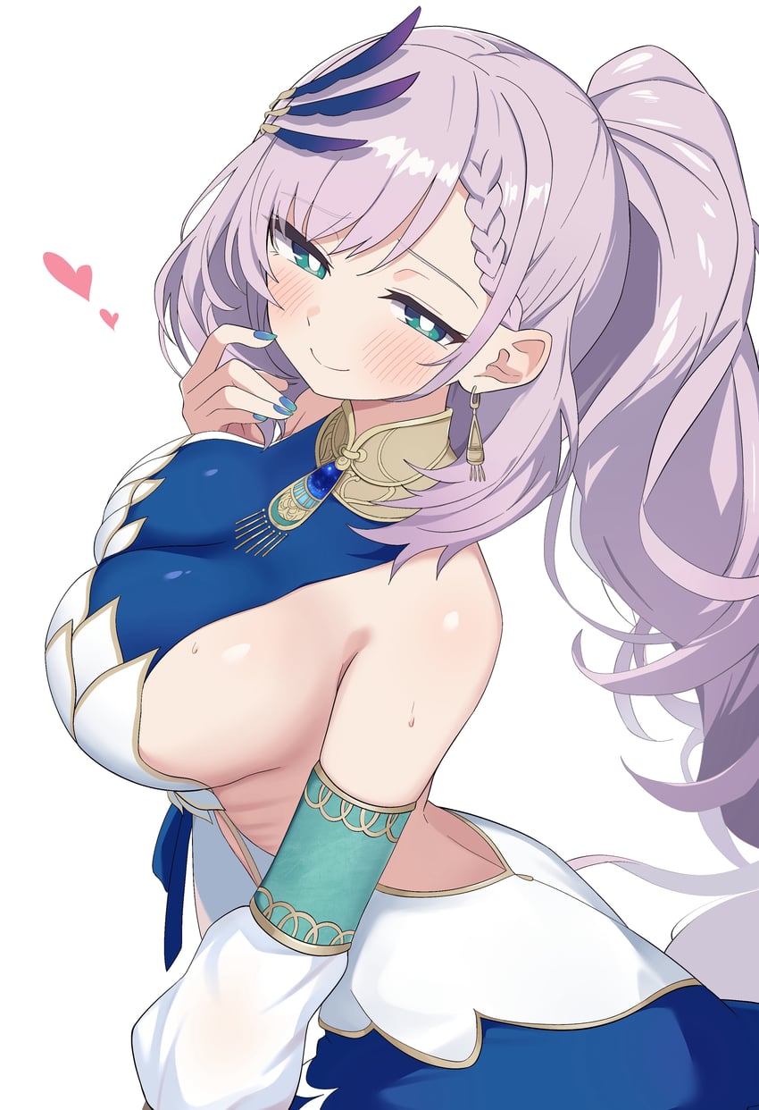 pavolia reine (hololive and 1 more) drawn by hiroikara_(smhong04)