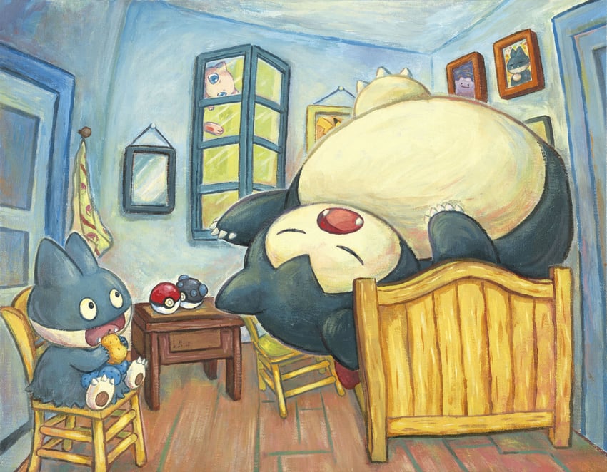pikachu, mew, snorlax, ditto, and munchlax (pokemon and 1 more) drawn by sowsow